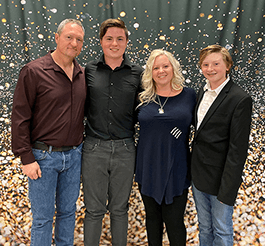 Nina, Dave and their family